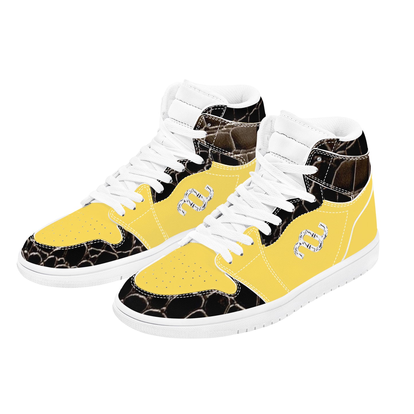 Money Bushae D17 High Top Synthetic Leather Sneaker