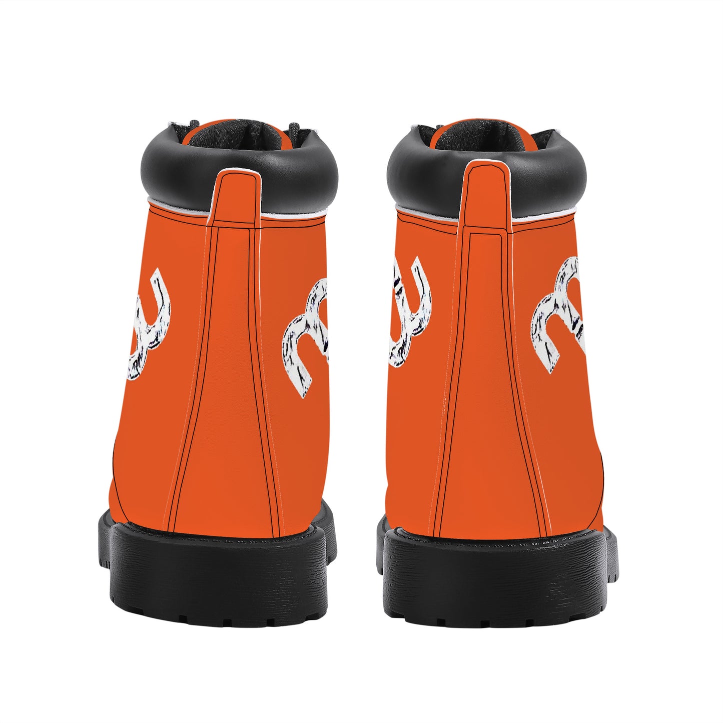 Money Bushae D20 Synthetic Leather Boots orange