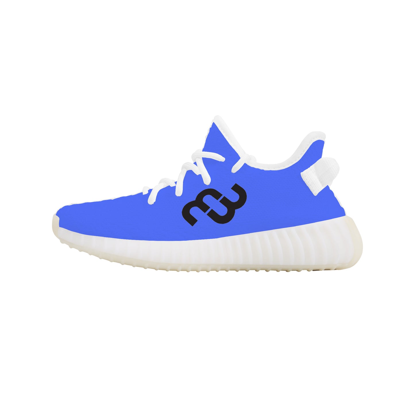 Money Bushae D18 Kids Mesh Knit Sneaker - White