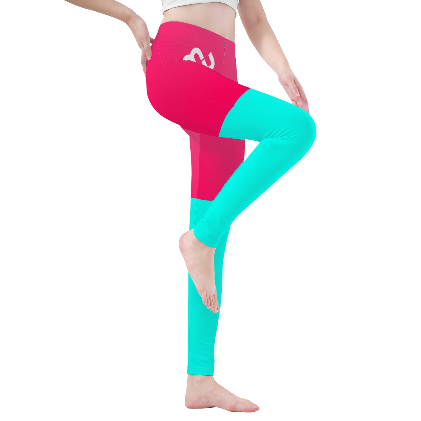 Money Bushae D48 All-Over Print Yoga Leggings