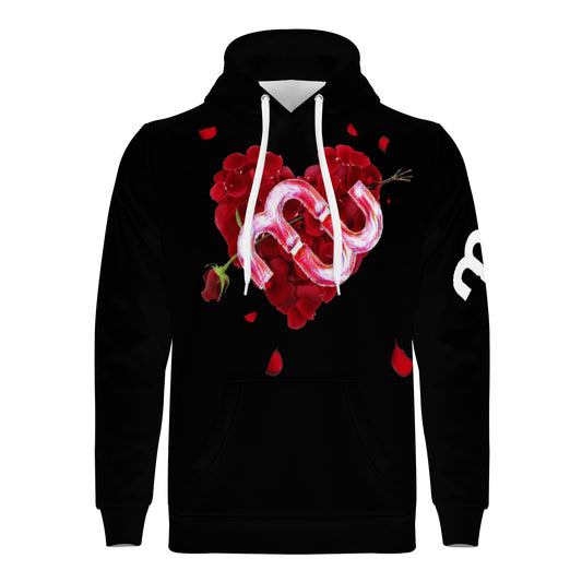 Money Bushae Valentine D55 Men's All Over Print Hoodie