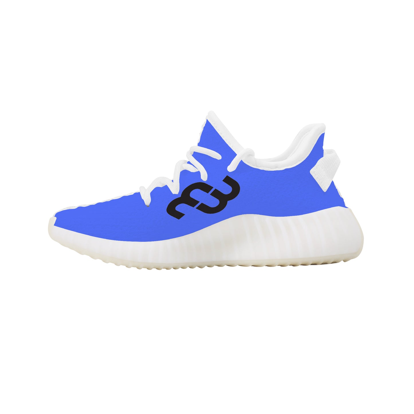 Money Bushae D18 Kids Mesh Knit Sneaker - White