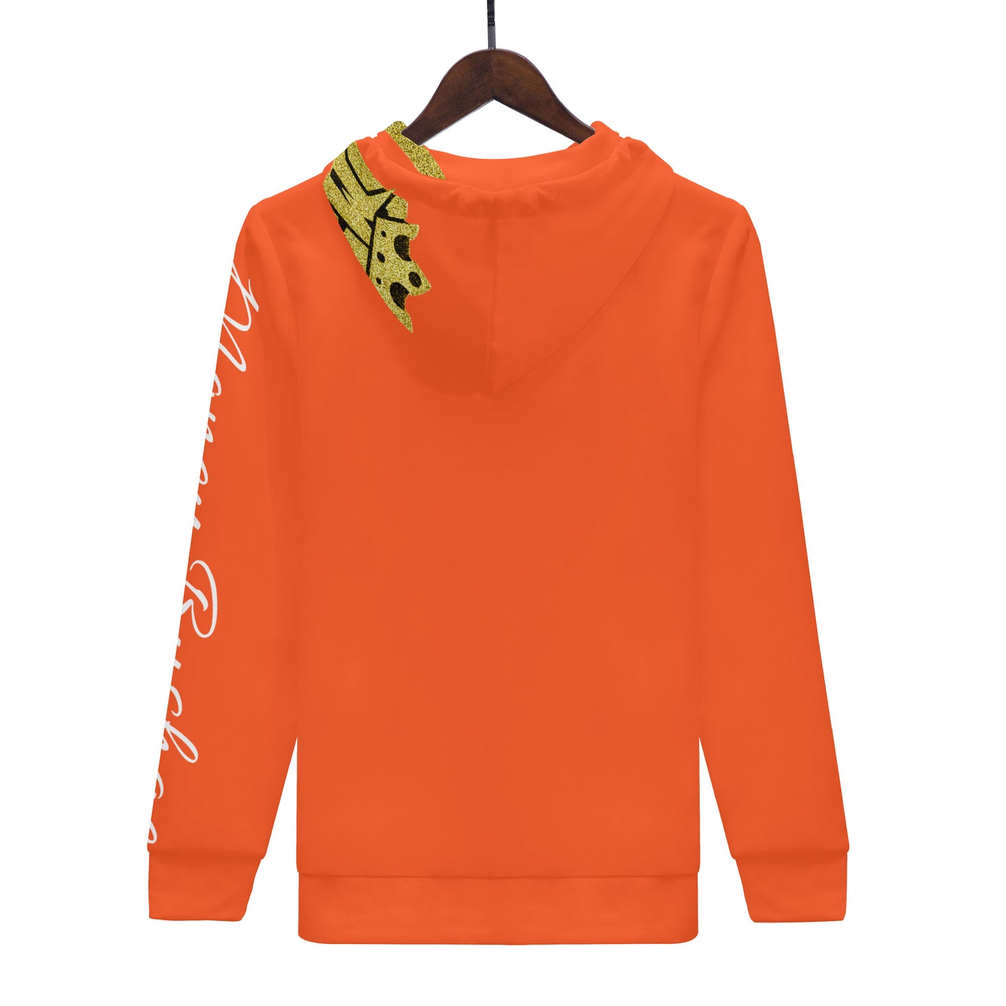 Money Bushae D58 Men's Orange Zip Hoodie