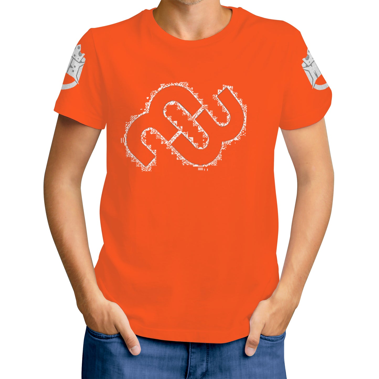 Money Bushae D61 Men's Orange T-Shirt