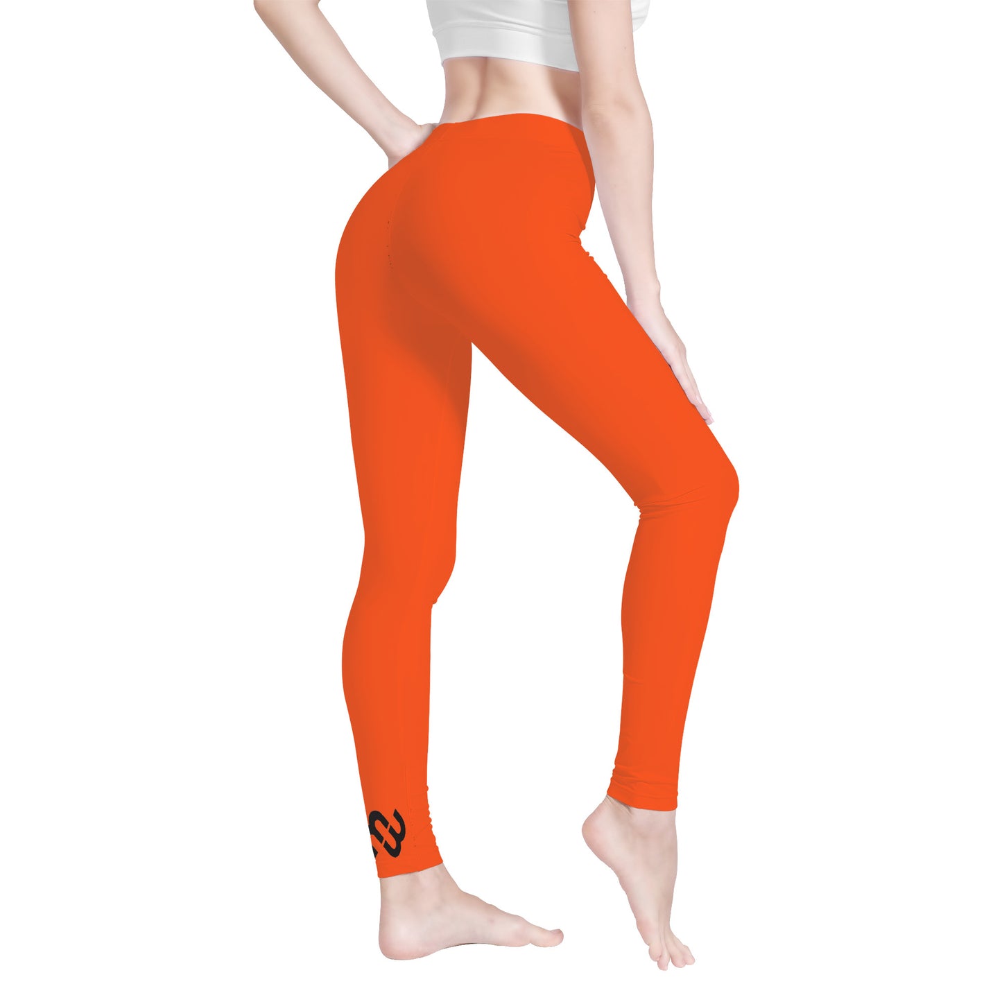 Money Bushae D48 Orange Yoga Leggings