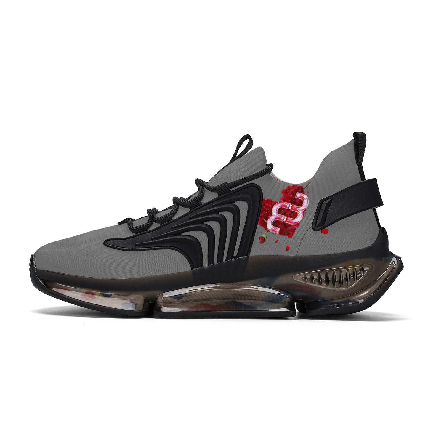 Money Bushae Valentine SF_S36 Air Max React Sneakers - Black