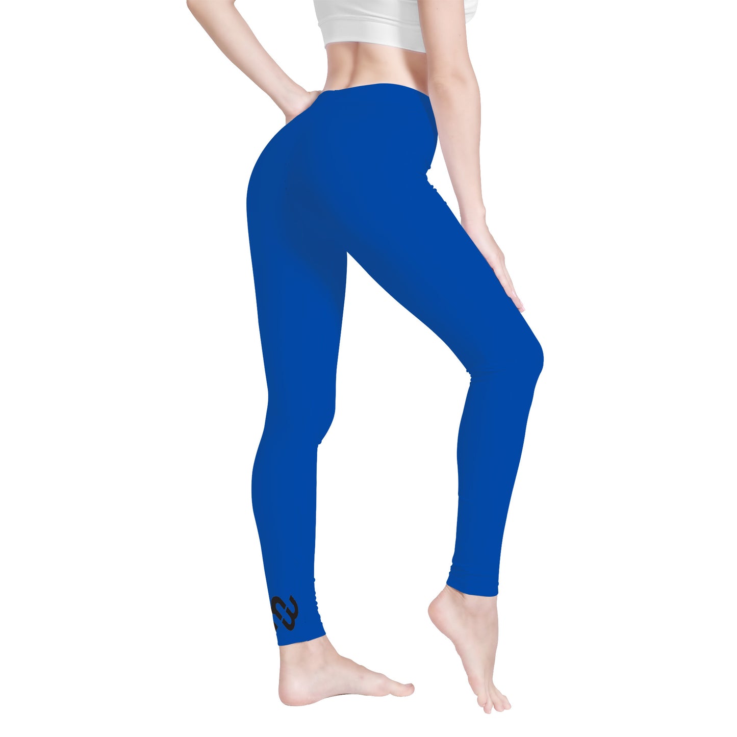Money Bushae D48 Blue Yoga Leggings