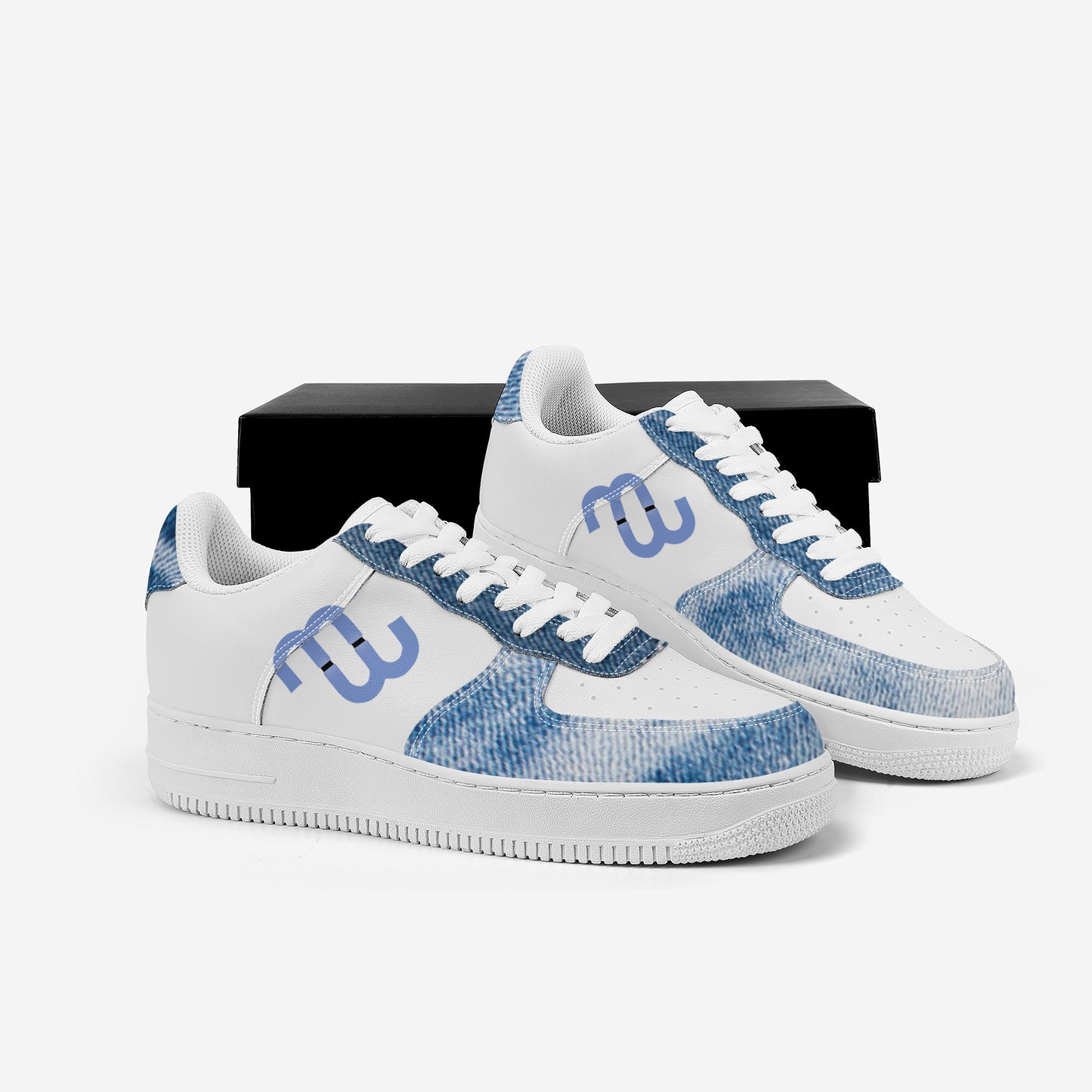 Money Bushae Denim SF_F8 Low Top Unisex Sneaker