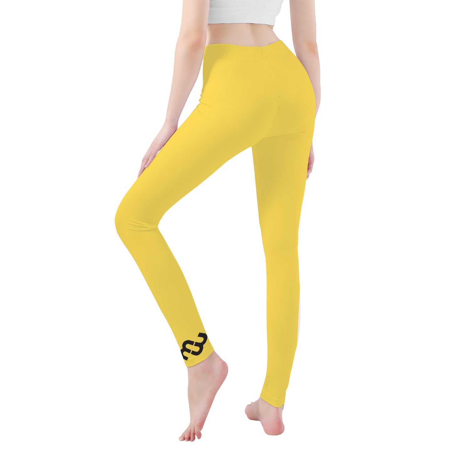 Money Bushae D48 Yellow Yoga Leggings