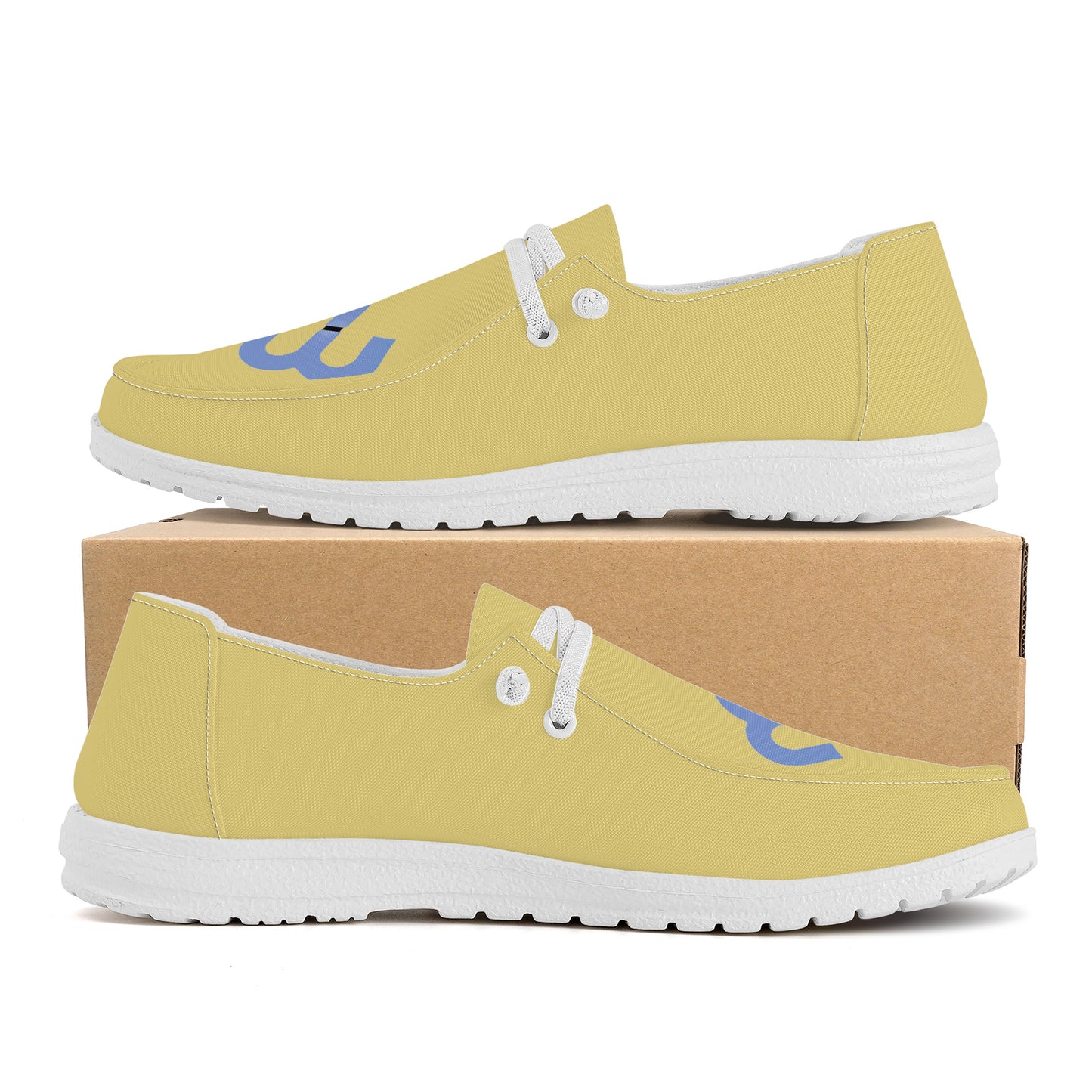 Money Bushae SF_S34 Canvas Loafers Slip On yellow