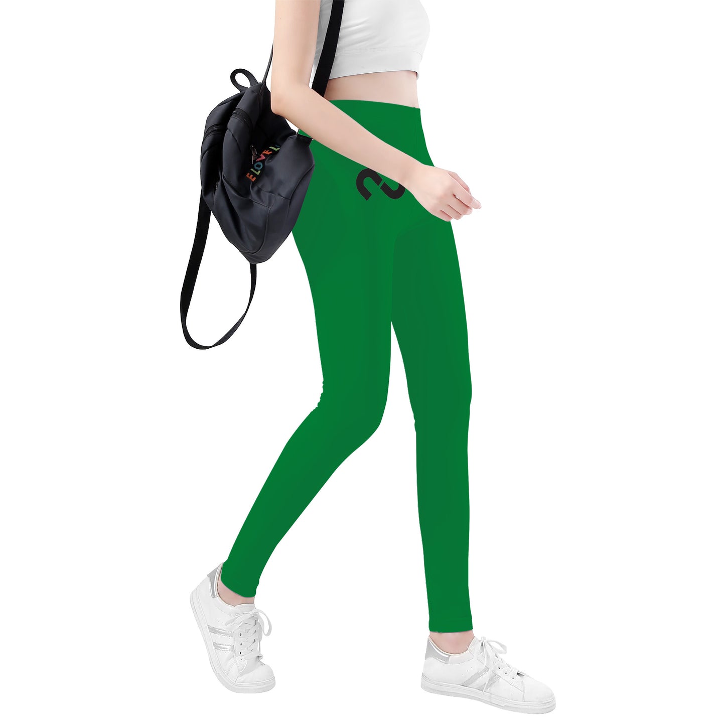 Money Bushae D48 Green Yoga Leggings