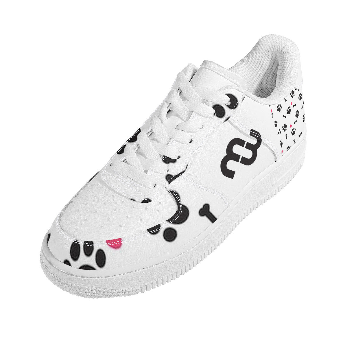 Money Bushae SF_F8 Low Top Unisex Sneaker puppy paws