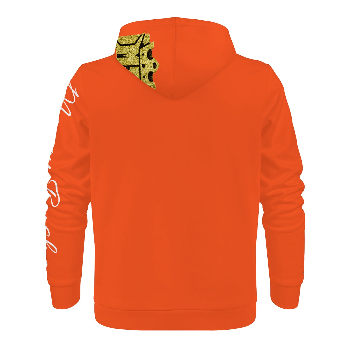 Money Bushae D58 Men's Orange Zip Hoodie