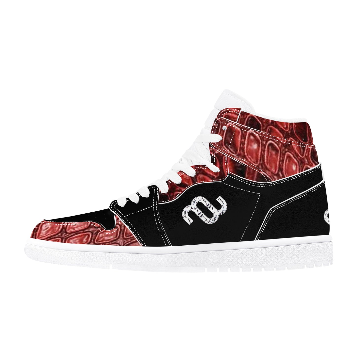 Money Bushae D17 High Top Synthetic Leather Sneaker