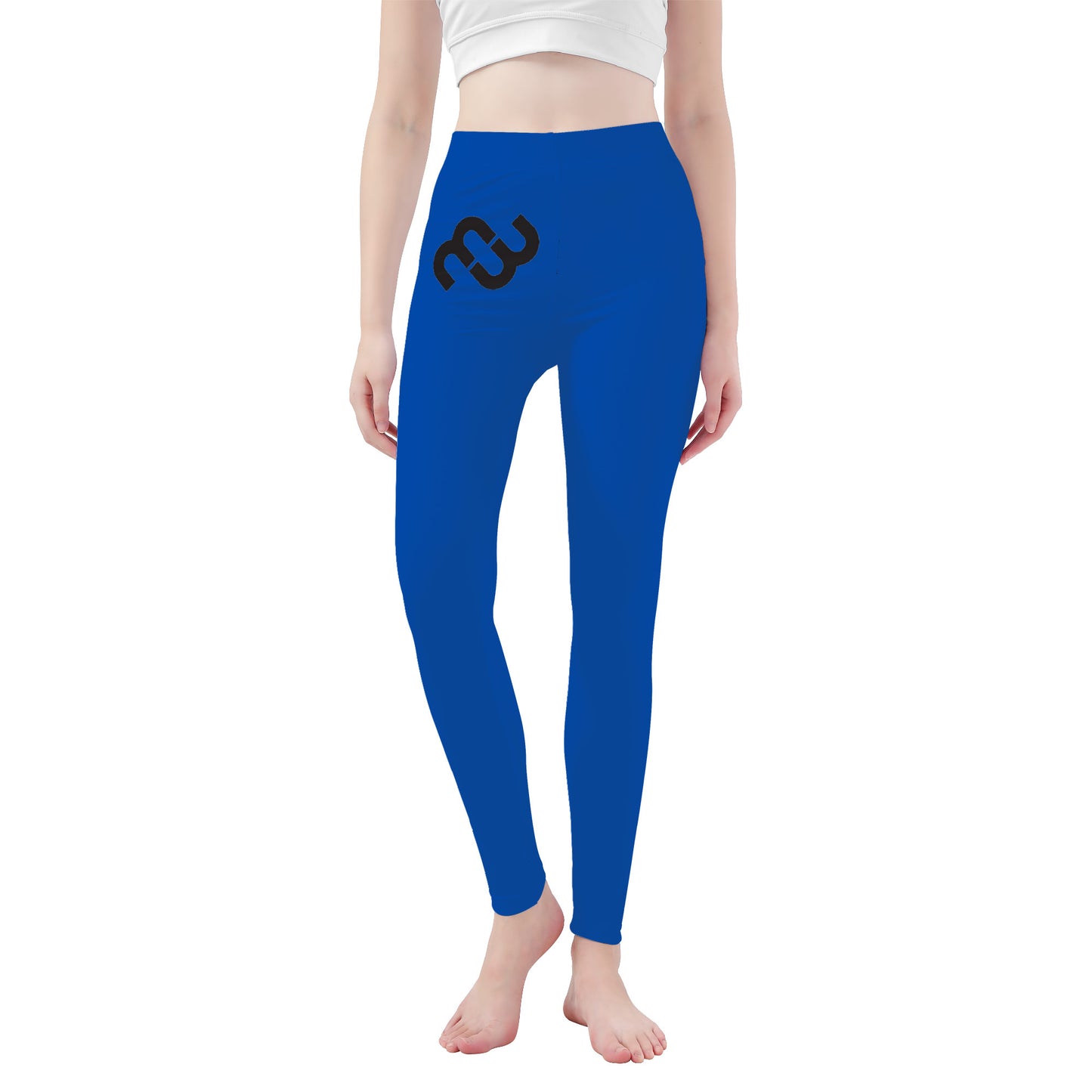 Money Bushae D48 Blue Yoga Leggings