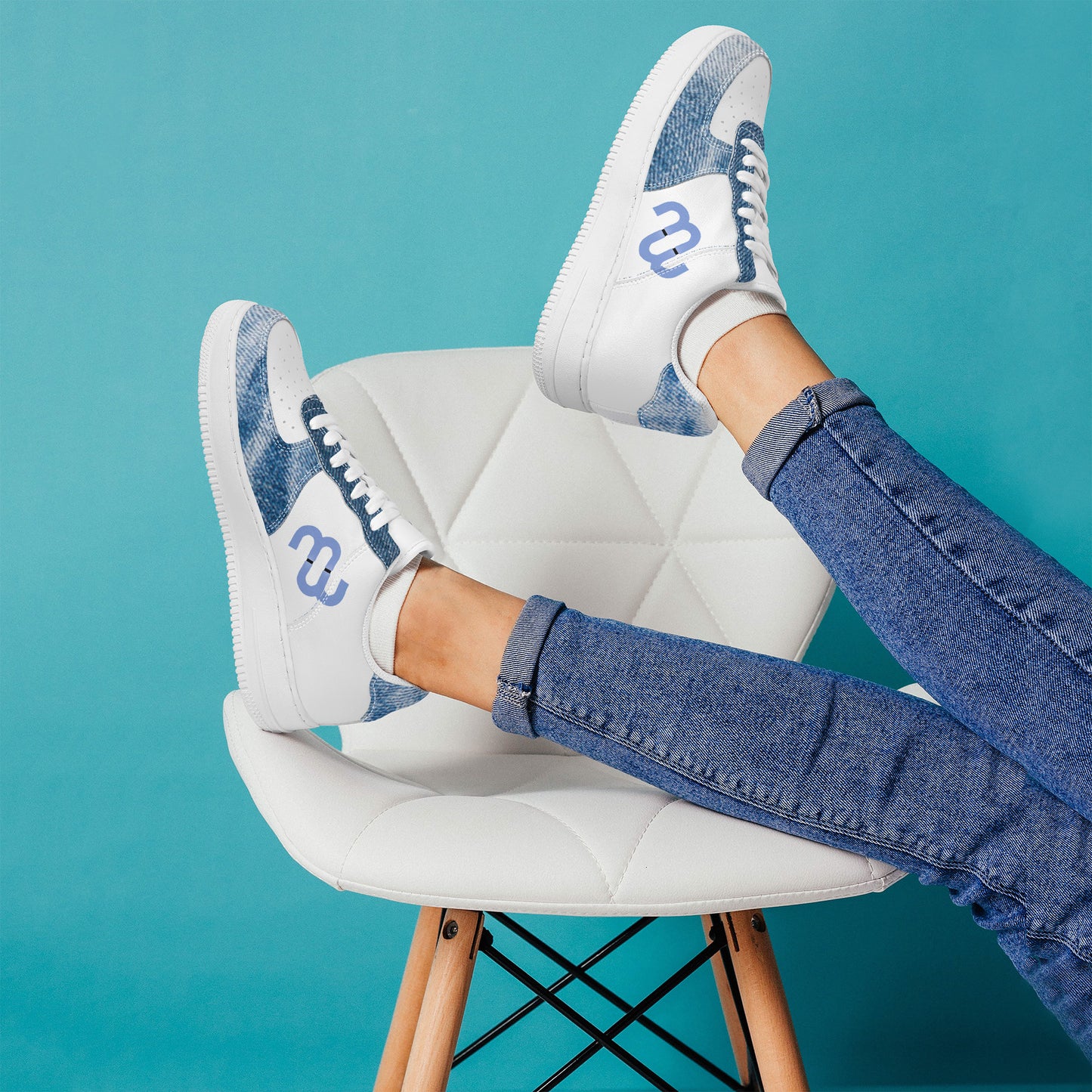 Money Bushae Denim SF_F8 Low Top Unisex Sneaker