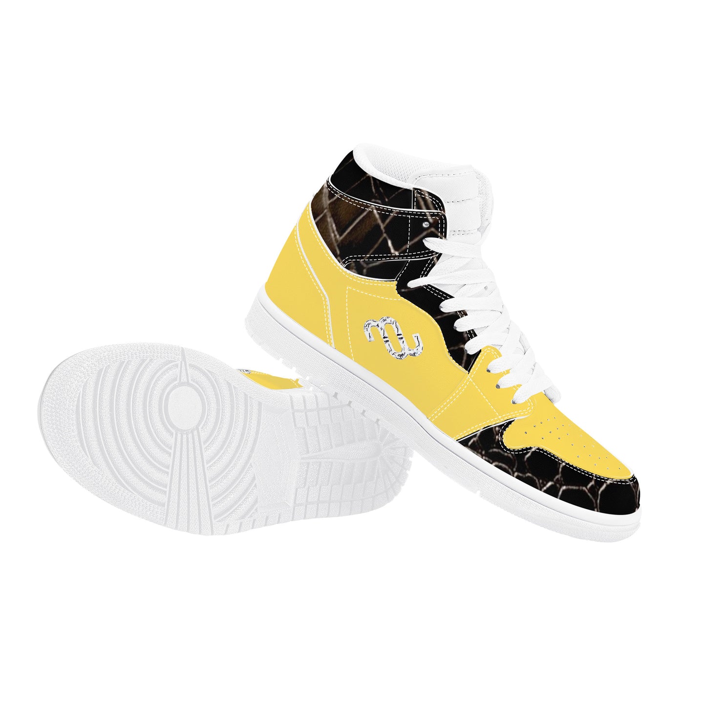 Money Bushae D17 High Top Synthetic Leather Sneaker
