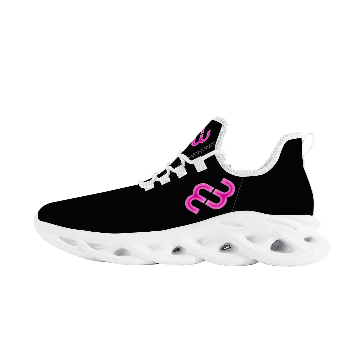 Money Bushae SF_K14 Flex Control Sneaker - Black and Pink