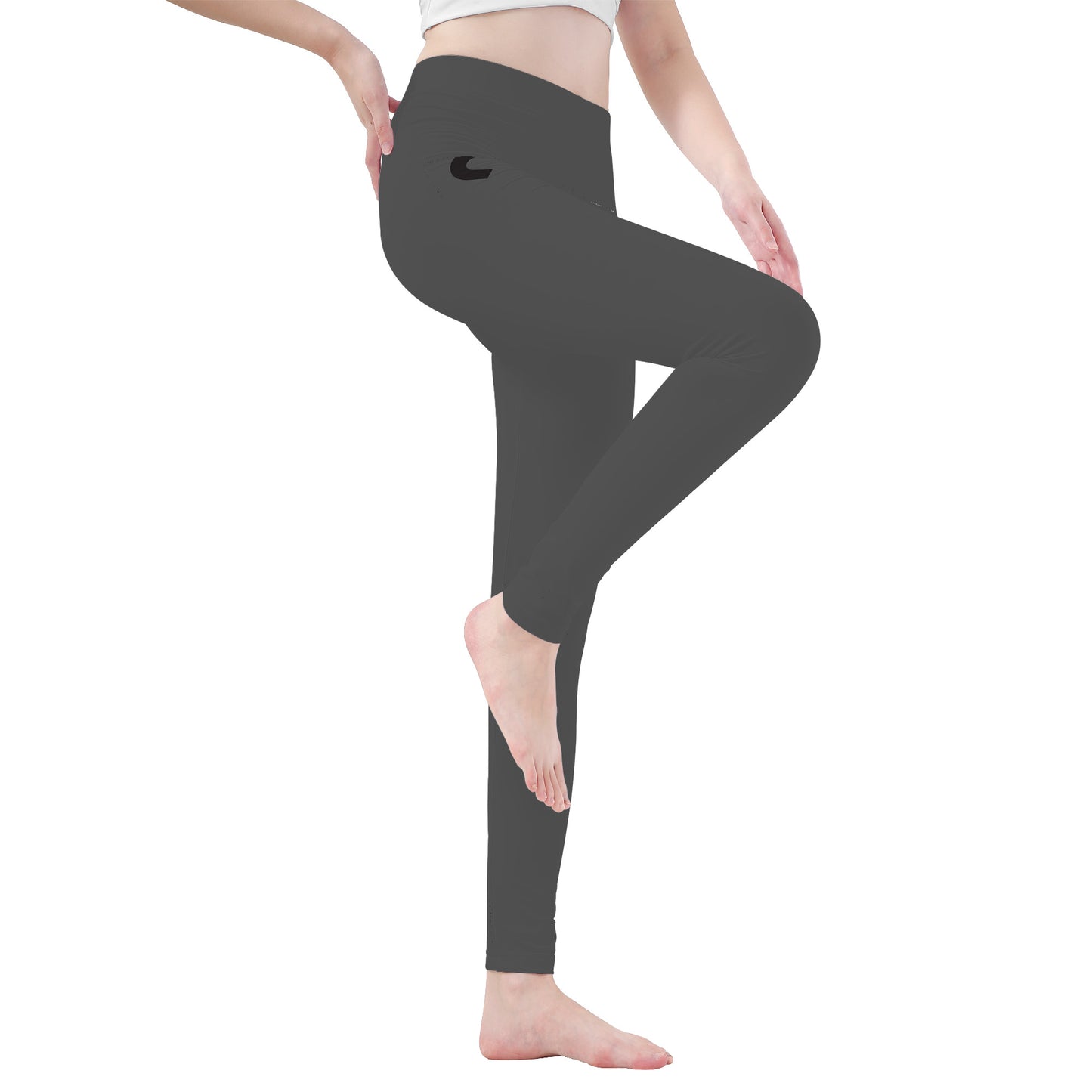 Money Bushae D48 Grey Yoga Leggings