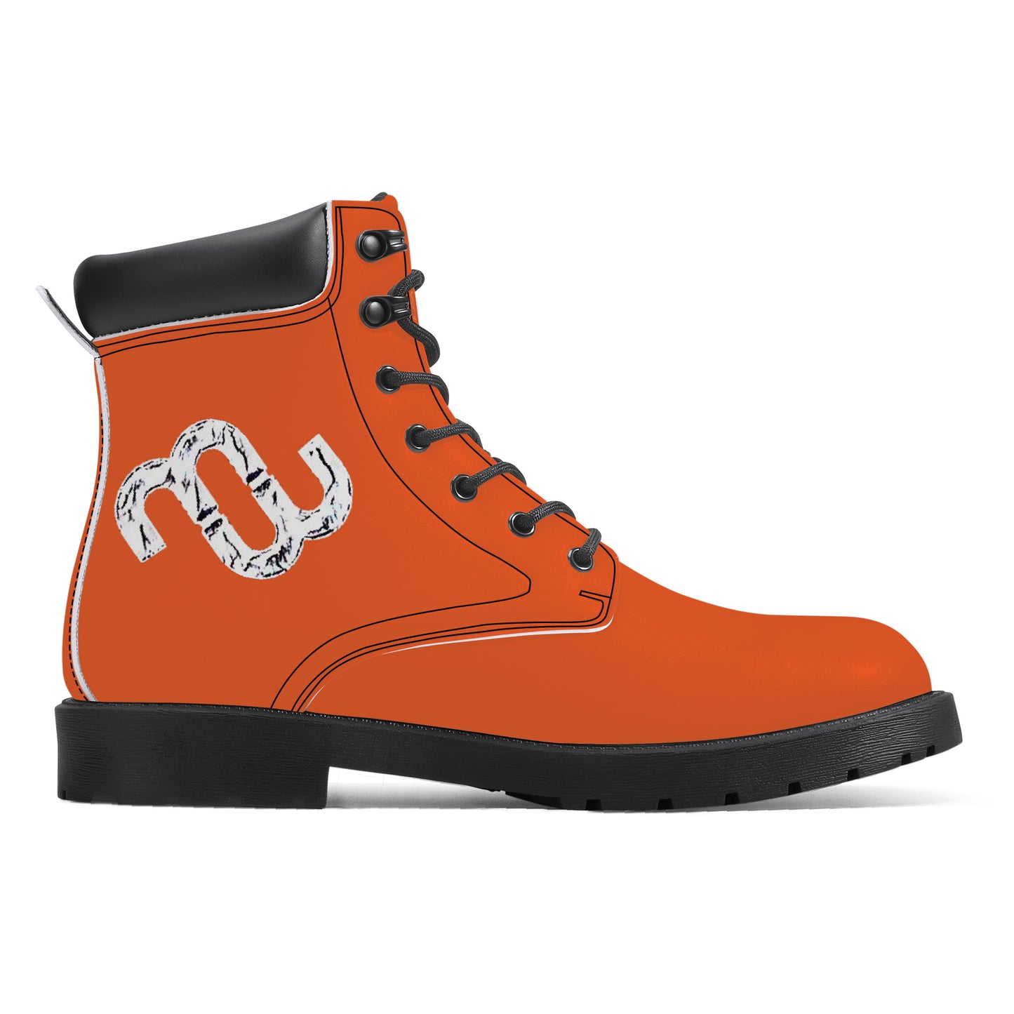 Money Bushae D20 Synthetic Leather Boots orange