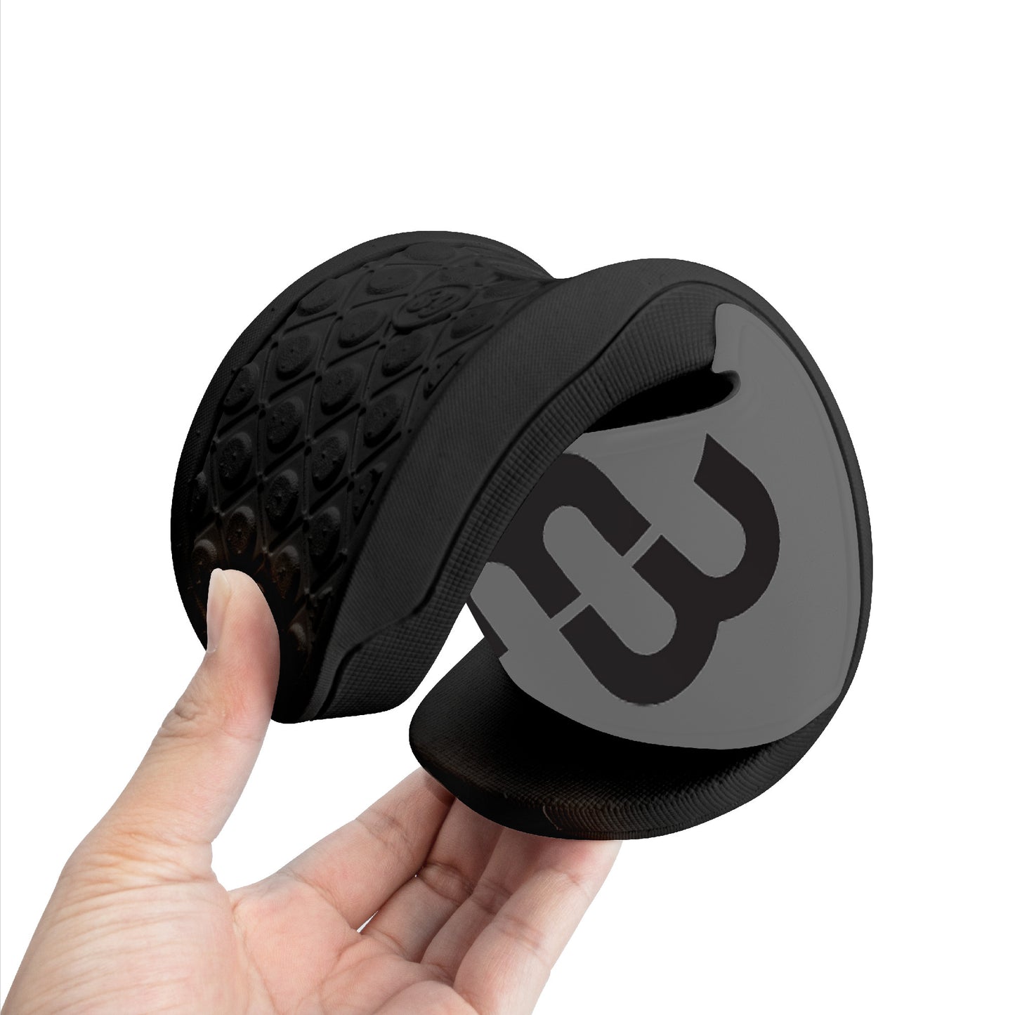 Money Bushae D30 Slide Sandals - Black and Grey