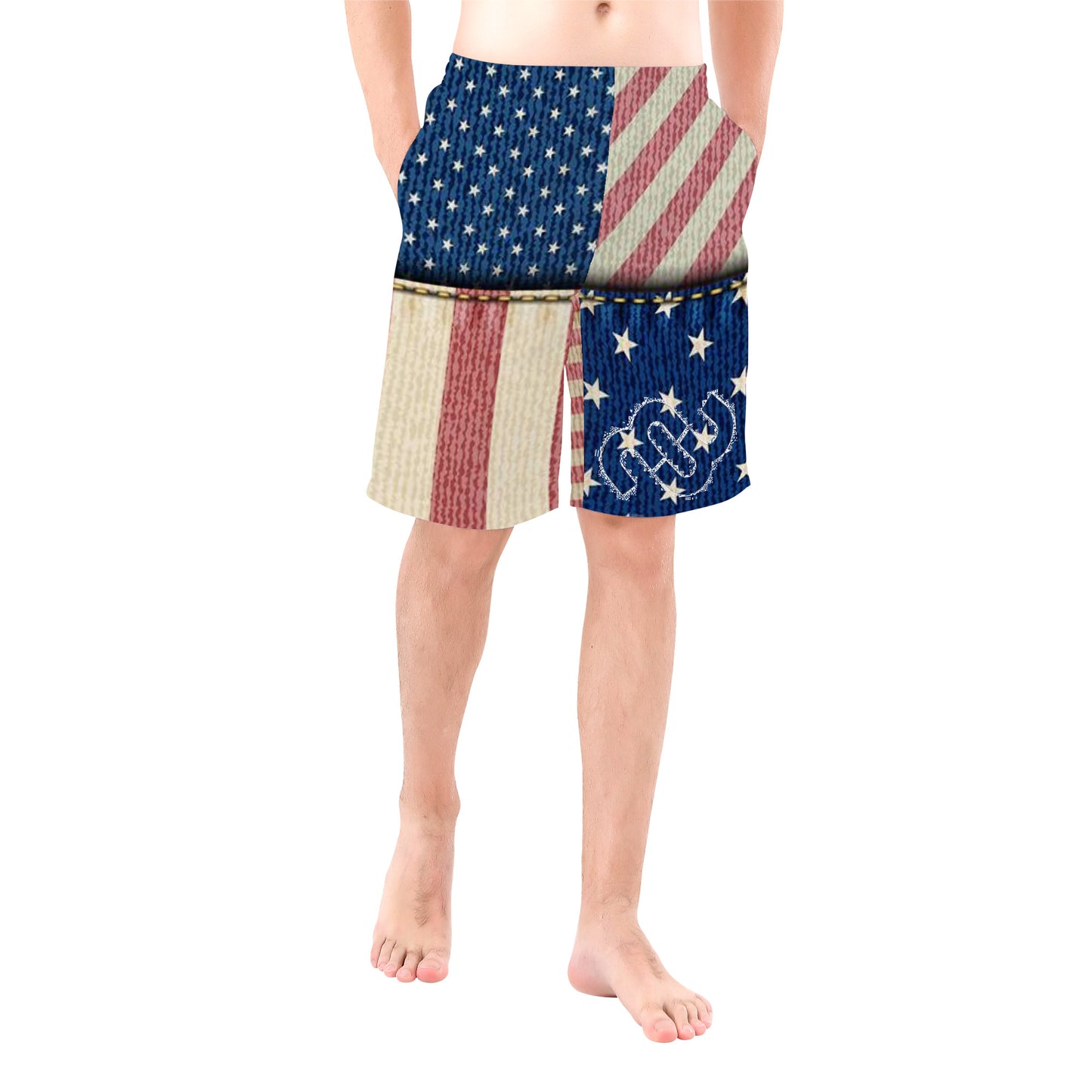 Denim Money Bushae SF_D95 Men's  Board Shorts