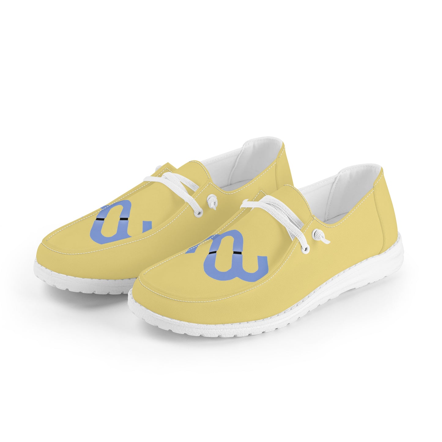 Money Bushae SF_S34 Canvas Loafers Slip On yellow