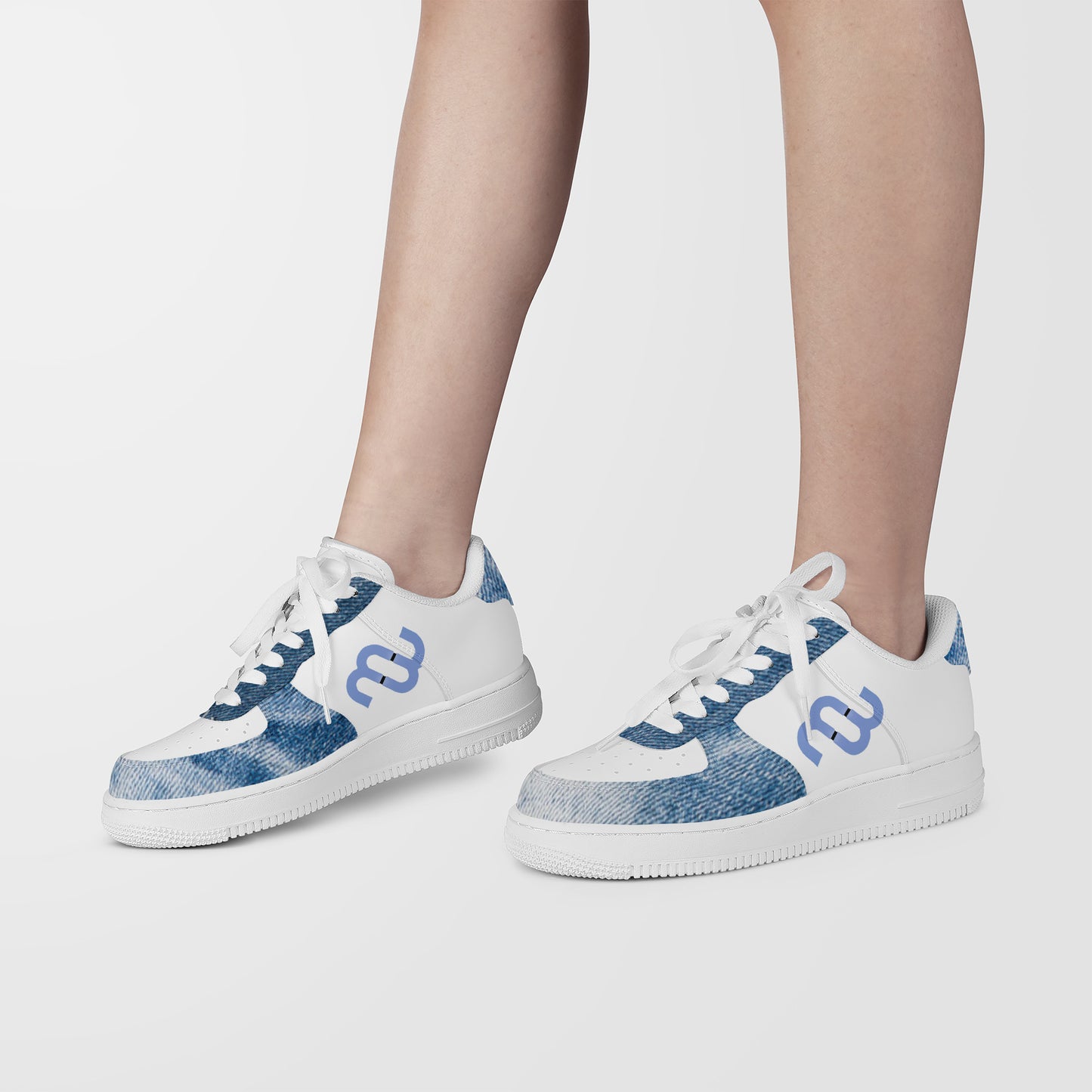 Money Bushae Denim SF_F8 Low Top Unisex Sneaker