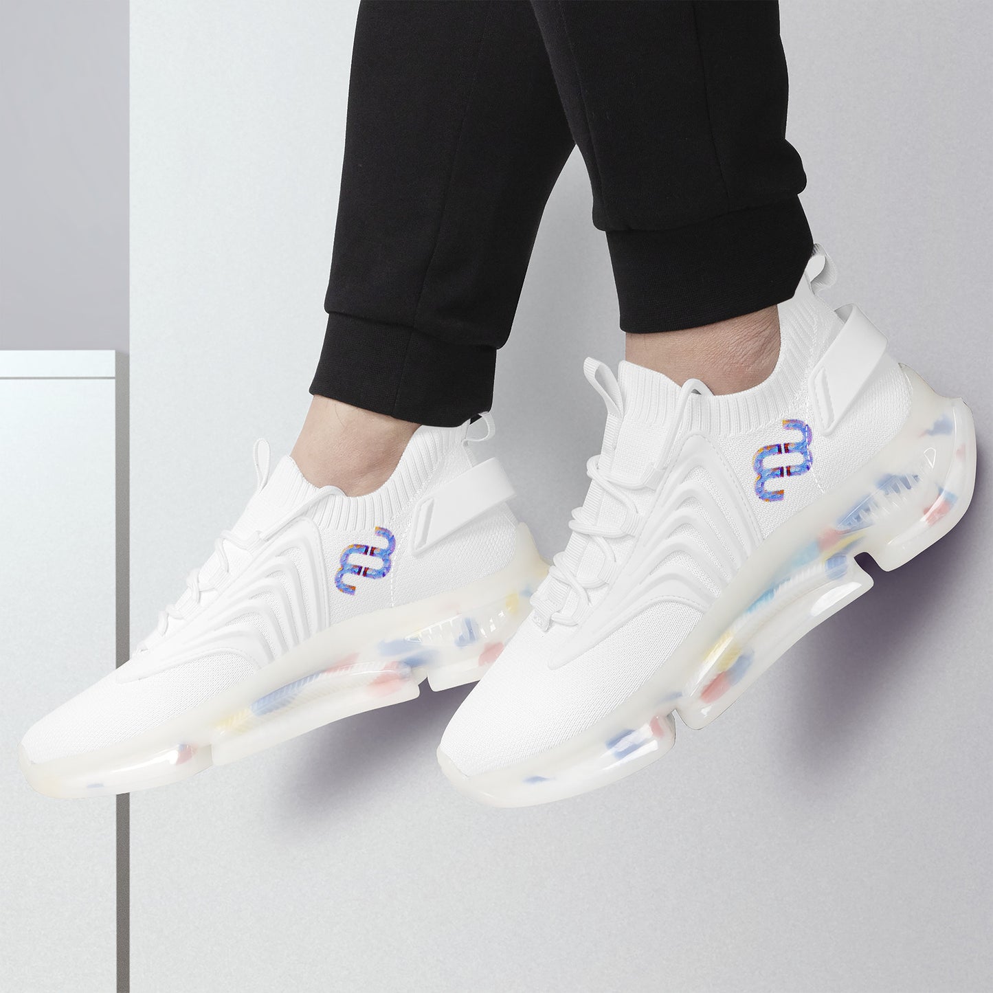 Money Bushae SF_S35 Air Max React Sneakers - White