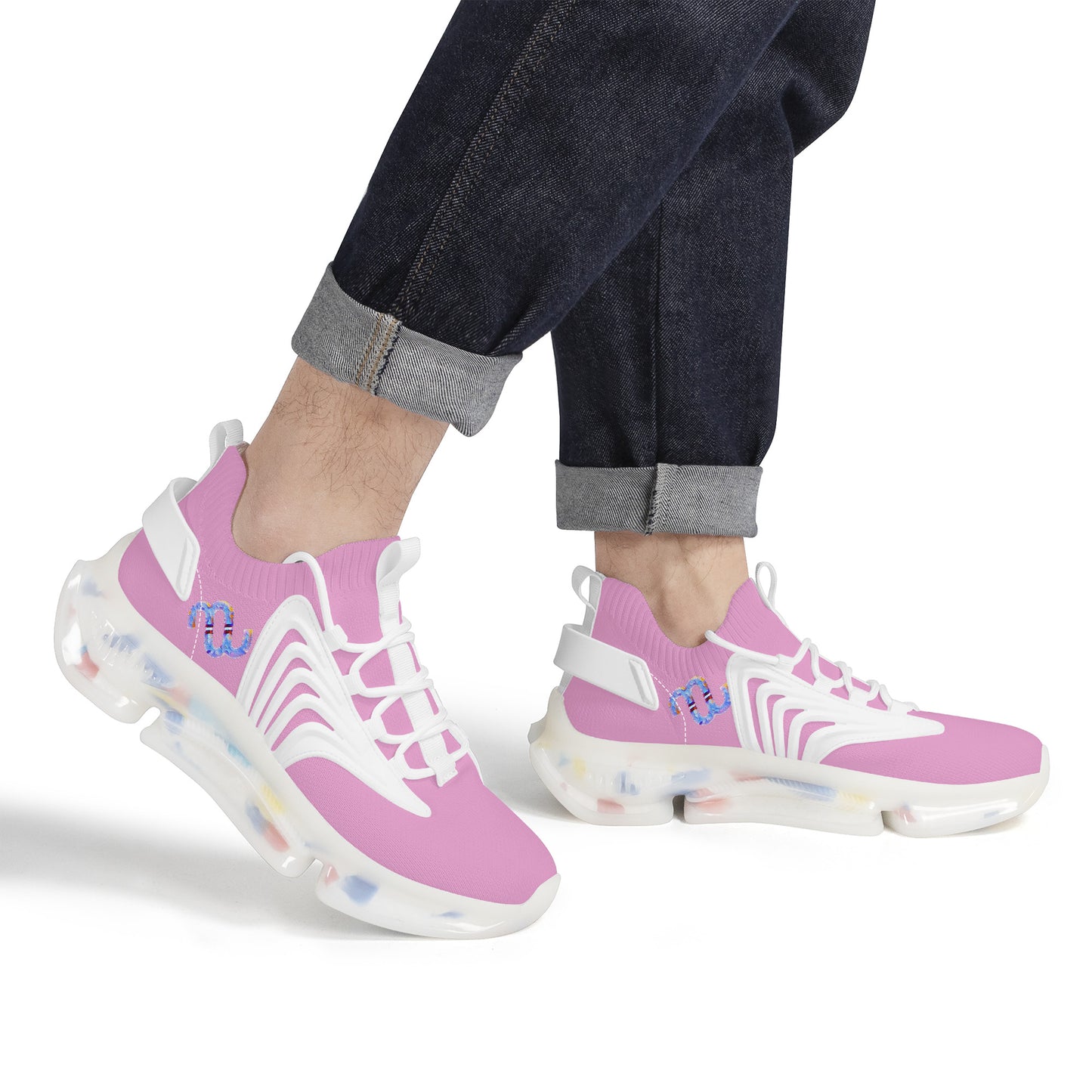 Money Bushae SF_S35 Air Max React Sneakers - White