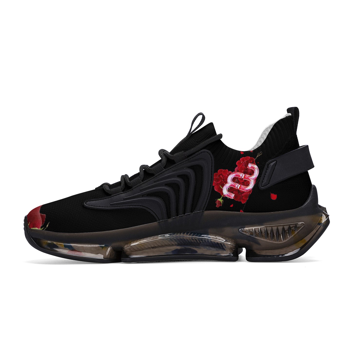 Money Bushae Valentine SF_S36 Air Max React Sneakers - Black