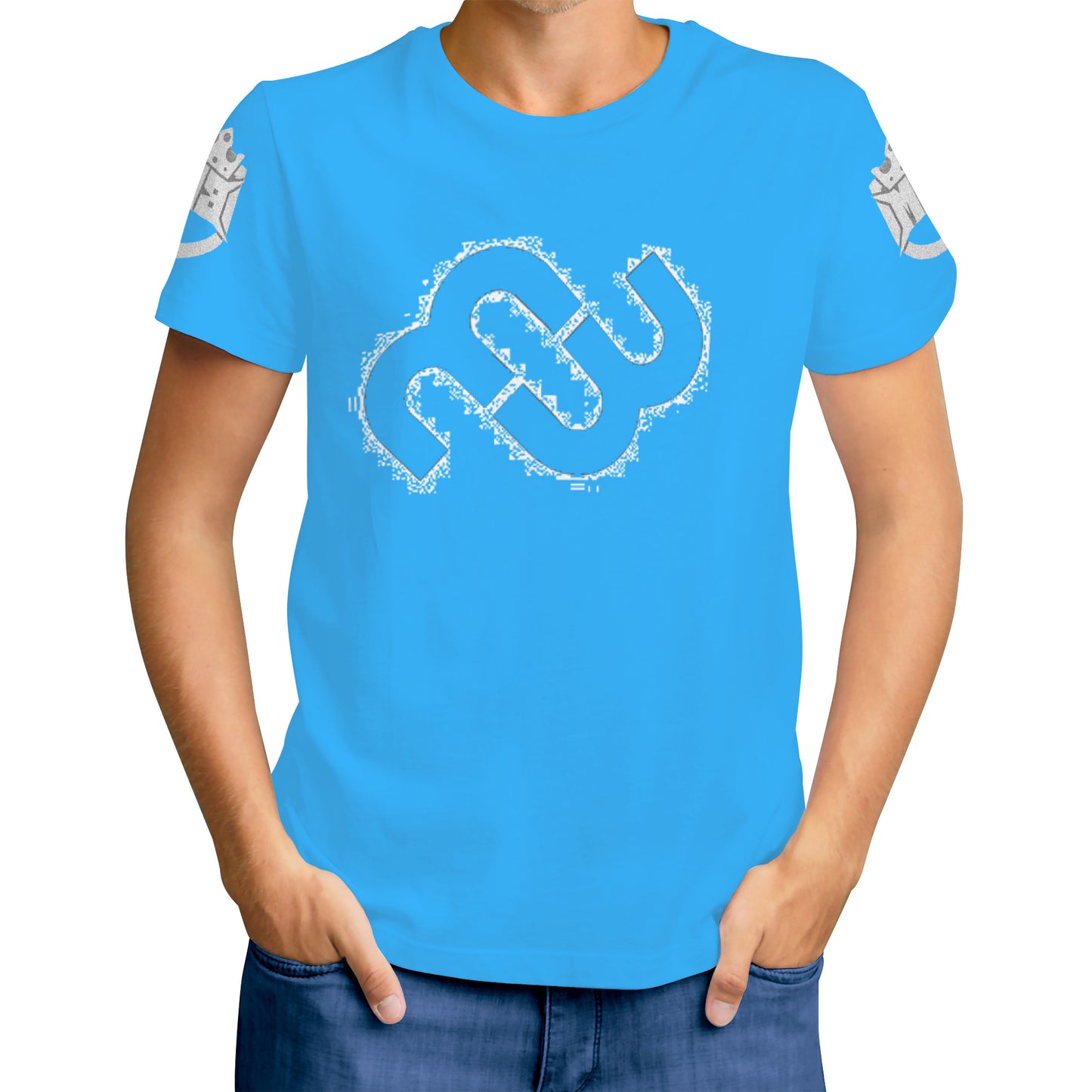 Money Bushae D61 Men's Sky Blue T-Shirt