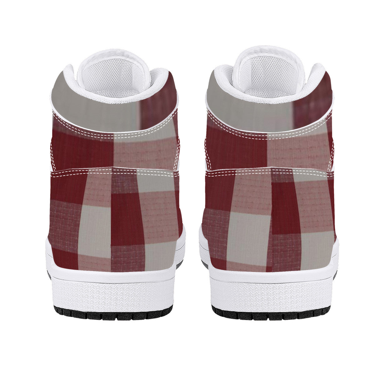 Money Bushae D16 High-Top Synthetic Leather Sneakers - White