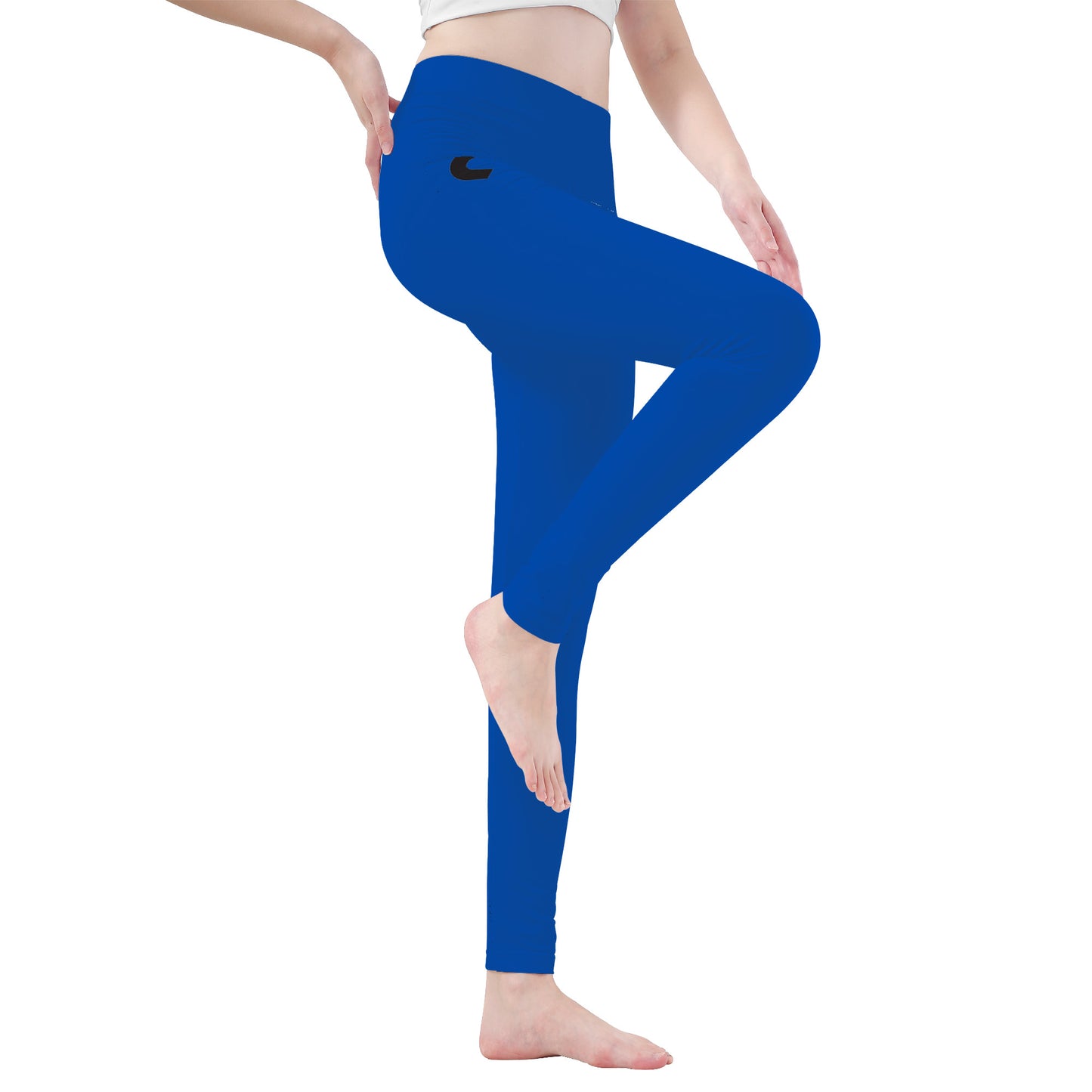 Money Bushae D48 Blue Yoga Leggings