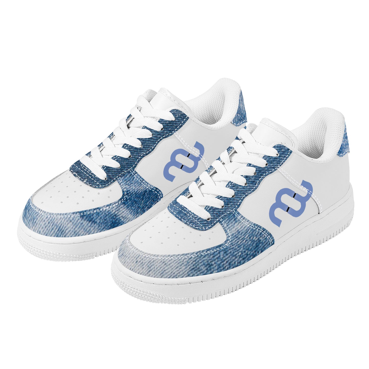 Money Bushae Denim SF_F8 Low Top Unisex Sneaker