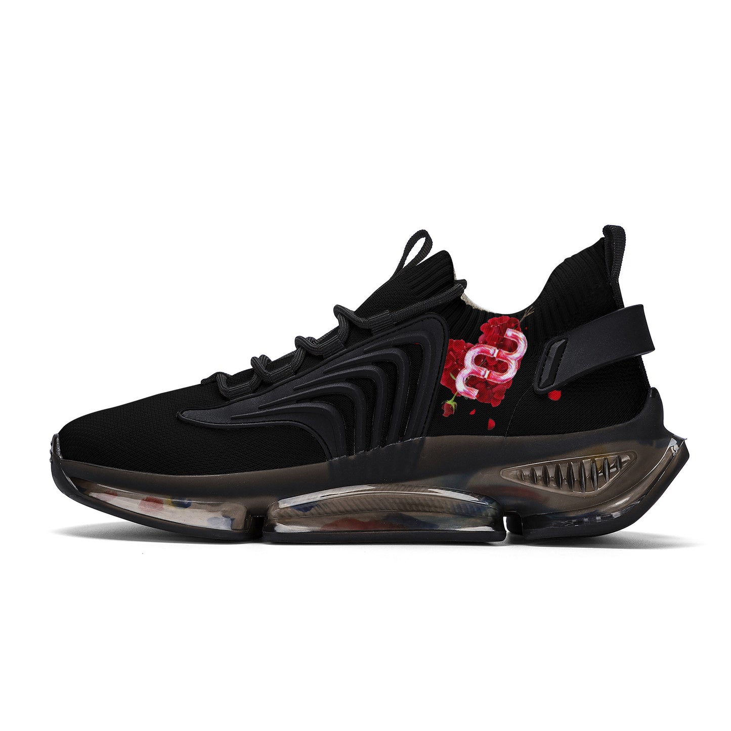 Money Bushae Valentine SF_S36 Air Max React Sneakers - Black