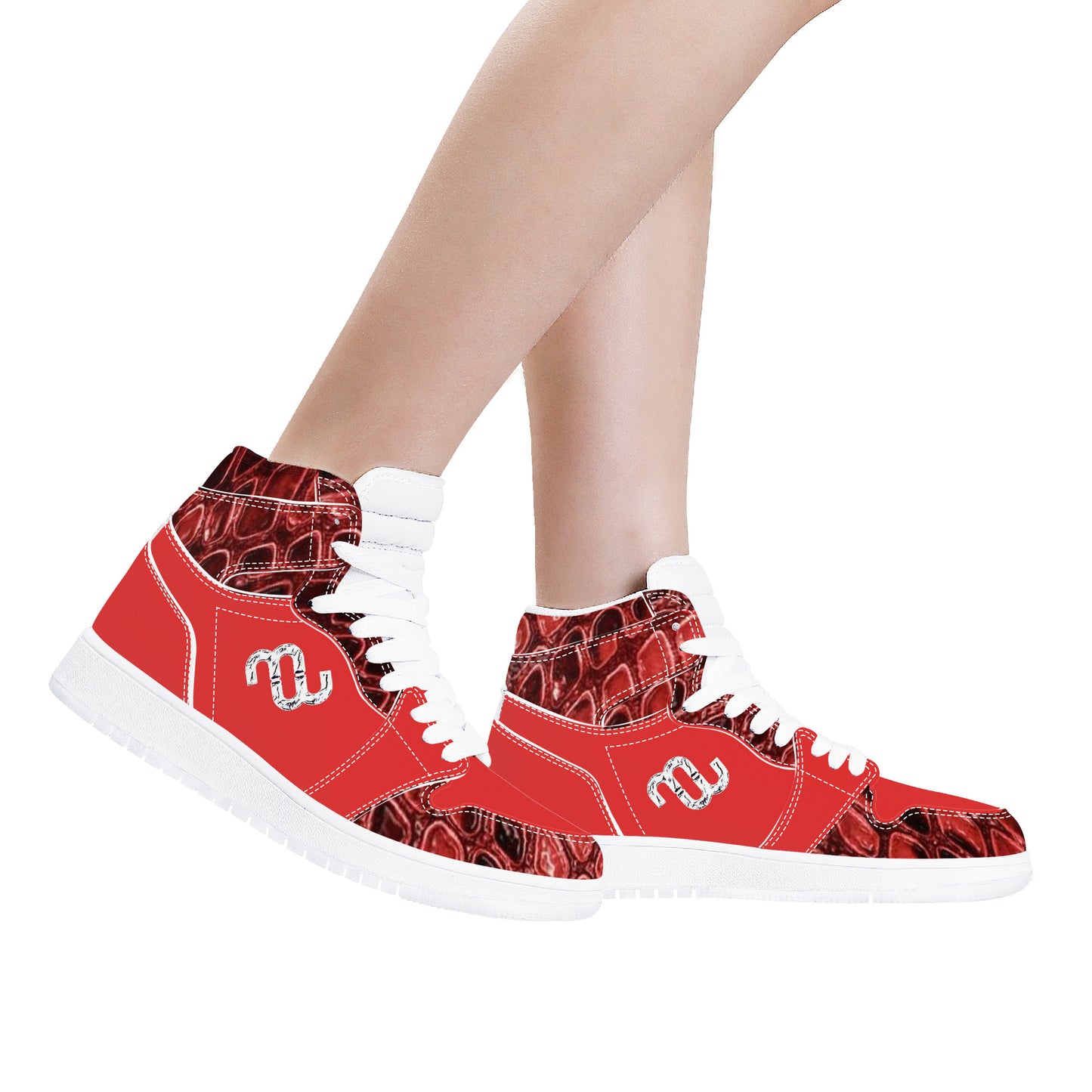 Money Bushae D17 High Top Synthetic Leather Sneaker