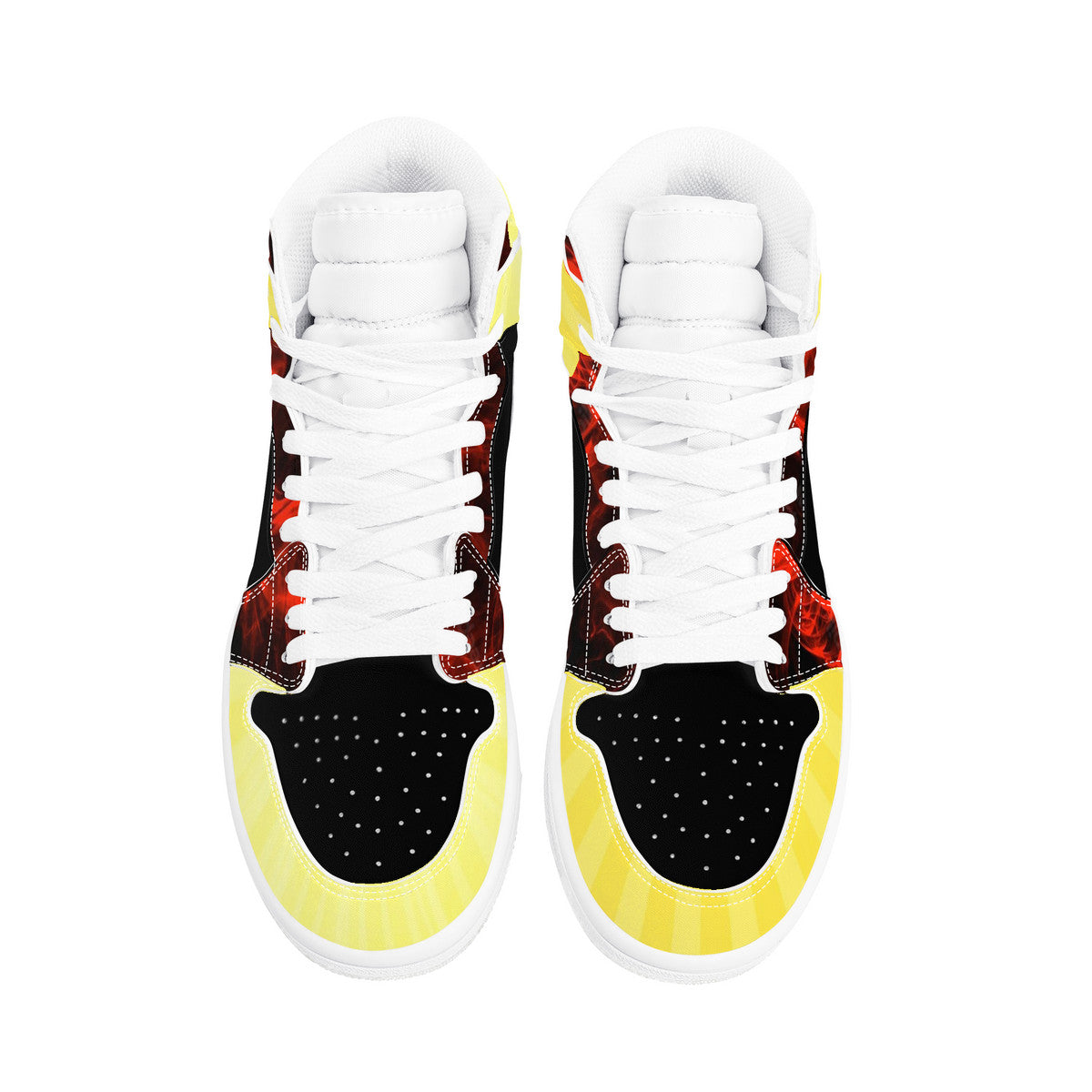 Money Bushae D17 High Top Synthetic Leather Sneaker