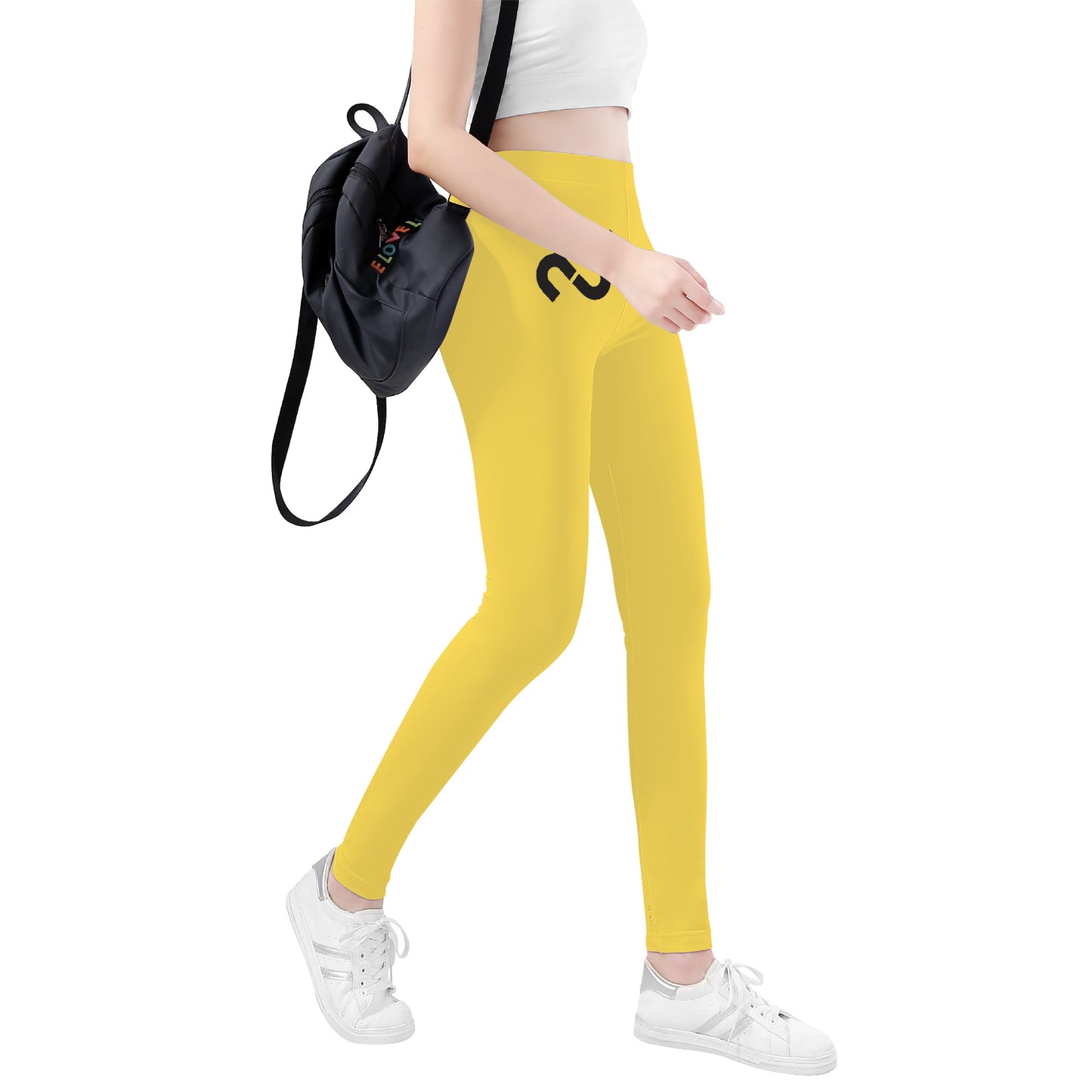 Money Bushae D48 Yellow Yoga Leggings