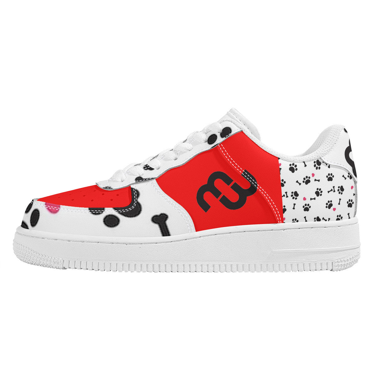 Money Bushae SF_F8 Low Top Unisex Sneaker puppy paws