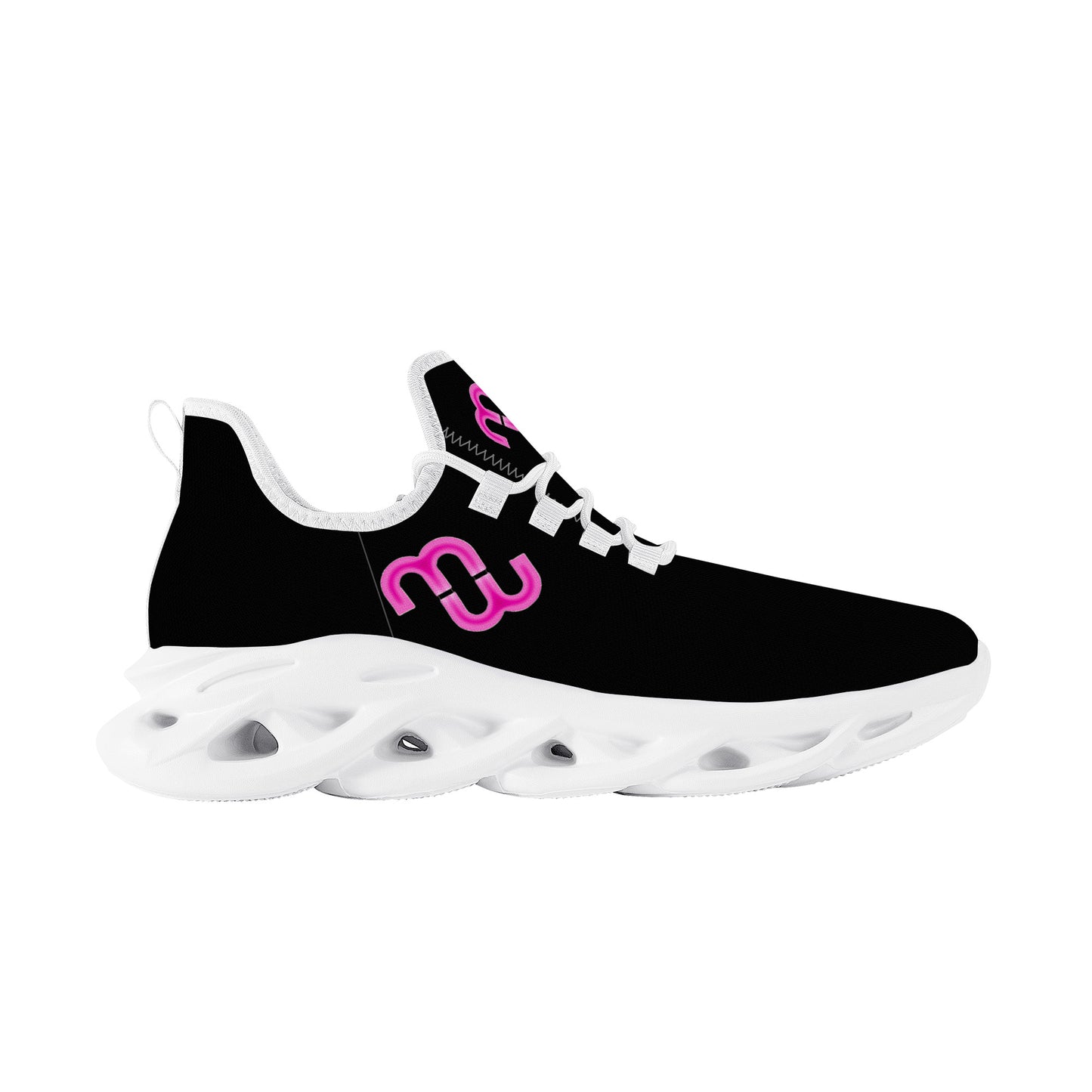 Money Bushae SF_K14 Flex Control Sneaker - Black and Pink