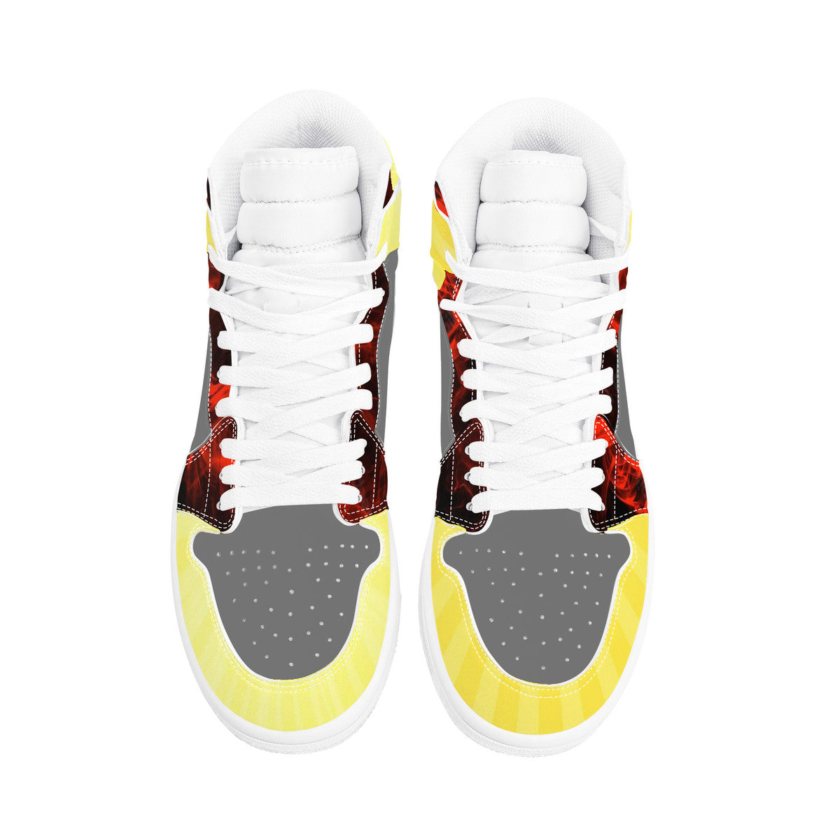 Money Bushae D17 High Top Synthetic Leather Sneaker