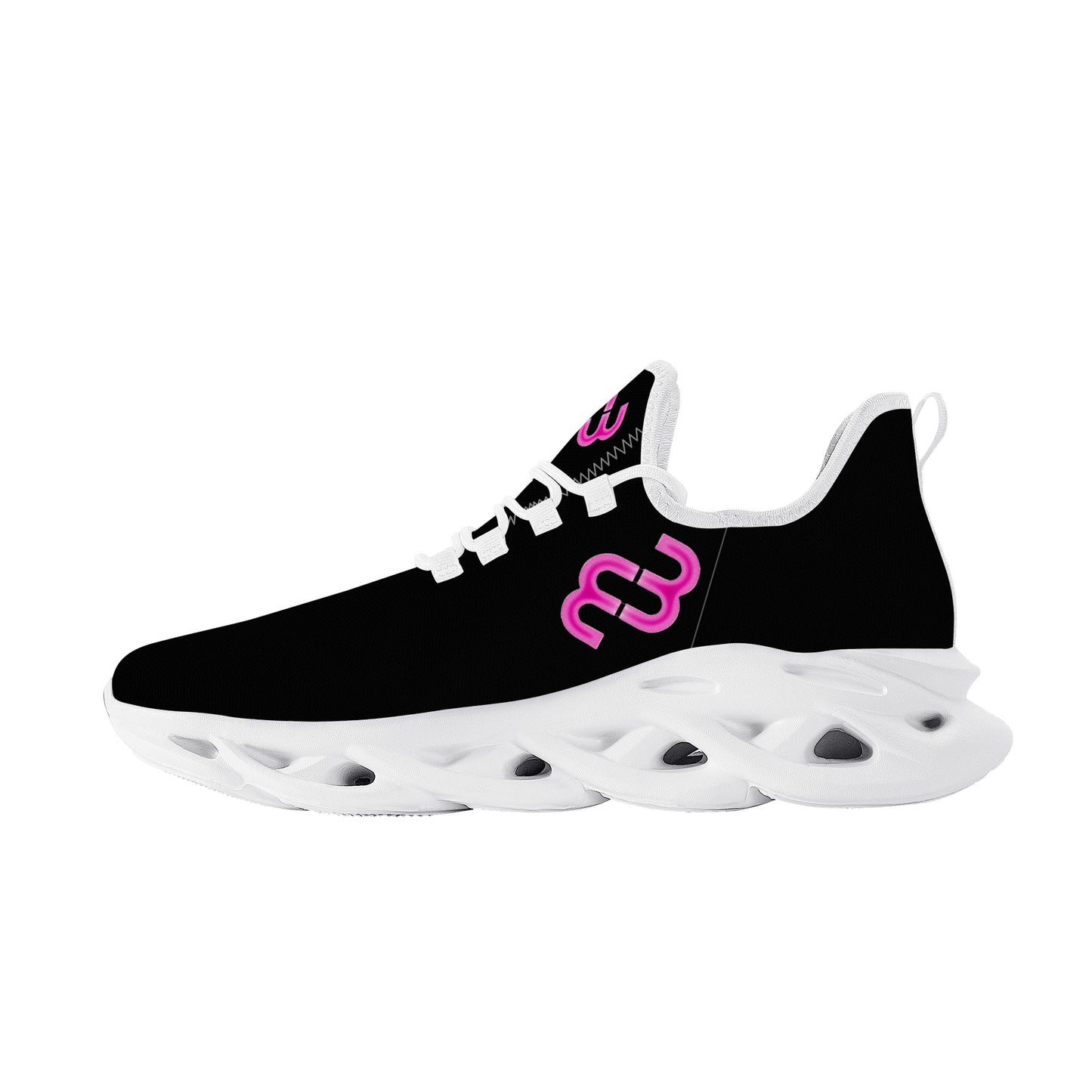 Money Bushae SF_K14 Flex Control Sneaker - Black and Pink